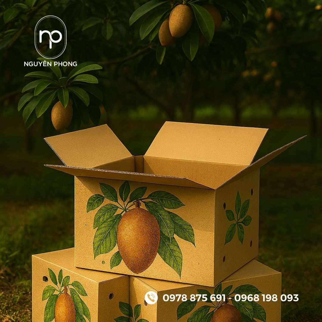 Mẫu thùng carton đựng hồng xiêm 